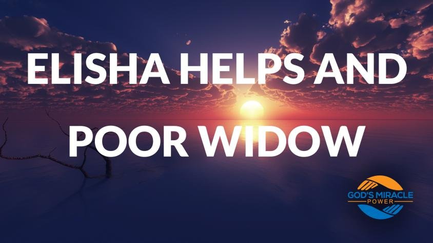 Elisha helps a poor widow